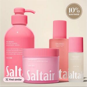 Saltair Pink Beach Body Wash - Skin Softening Serum Body Wash (Pink)